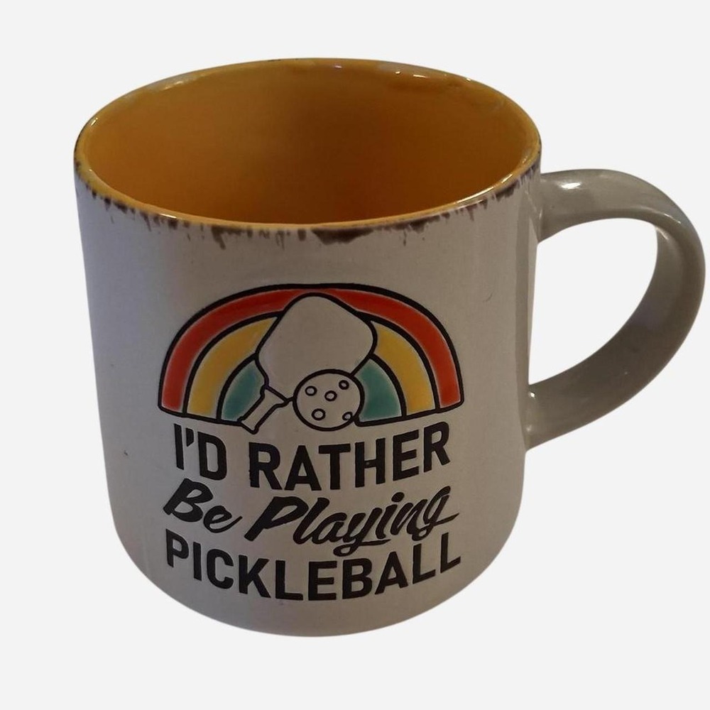 Cute coffee mug I'd Rather Be Playing Pickleball Mug 2024